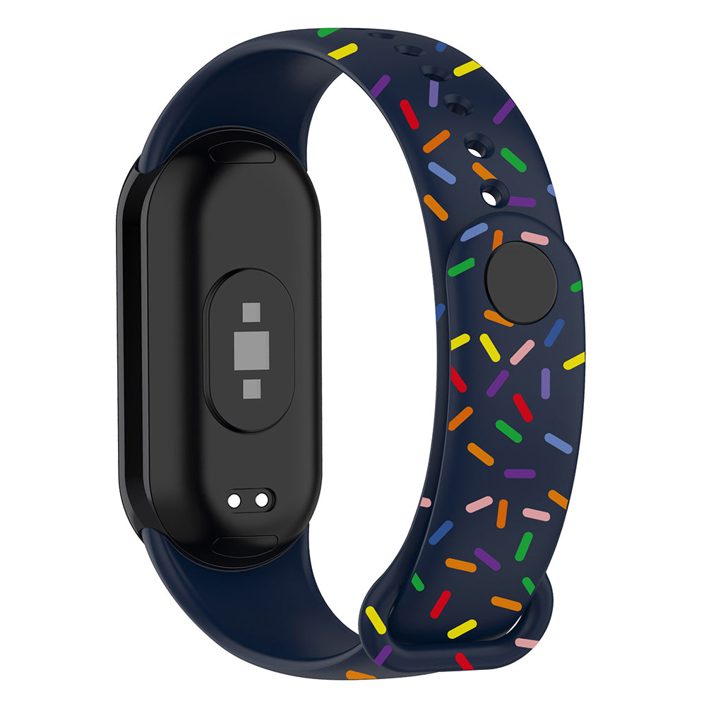 For Xiaomi Smart Band 8 Silicone Watch Strap Colorful Dot Replacement Wrist Band For Xiaomi Smart Band 8 Silicone Watch Strap Colorful Dot Replacement Wrist Band